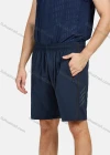 Wholesale Men's Performance Workout Colorblock Athletic Shorts With Zip Pockets - Liuhuamall