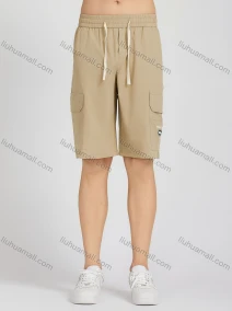 Wholesale Men's Casual Drawstring Plain Flap Pockets Shorts 7779#, LIUHUA CLOTHING WHOLESALE