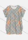 Wholesale Women's Casual Crew Neck Short Sleeve Striped Blouse - Liuhuamall