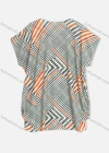 Wholesale Women's Casual Crew Neck Short Sleeve Striped Blouse - Liuhuamall