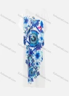 Wholesale Women's African Half Sleeve Boat Neck Robe Plus Size Feather & Floral Print Kaftan Dress - Liuhuamall