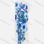 Wholesale Women's African Half Sleeve Boat Neck Robe Plus Size Feather & Floral Print Kaftan Dress preview