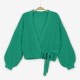 Women's Casual Lantern Plain Sweater Cardigan B677# Clothing Wholesale Market -LIUHUA