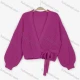 Wholesale Women's Casual Lantern Plain Sweater Cardigan B698# Guangzhou Clothing Wholesale Market & Suppliers -LIUHUAMALL