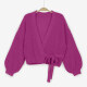 Women's Casual Lantern Plain Sweater Cardigan B698# Clothing Wholesale Market -LIUHUA