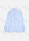 Wholesale Men's Plain 100% Cotton Long Sleeve Patch Pocket Button Down Casual Shirt - Liuhuamall