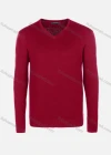 Wholesale Men's Casual Slim Fit V Neck Long Sleeve Plain Knit Wool Blend Sweater 8901# - Liuhuamall