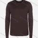 Wholesale Men's Casual Slim Fit Crew Neck Long Sleeve Plain Knit Wool Blend Sweater 8902# Brown Clothing Wholesale Market Liuhua