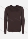 Wholesale Men's Casual Slim Fit Crew Neck Long Sleeve Plain Knit Wool Blend Sweater 8902# - Liuhuamall