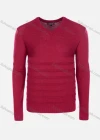 Wholesale Men's Casual Slim Fit V Neck Long Sleeve Plain Knit Wool Blend Sweater 8903# - Liuhuamall