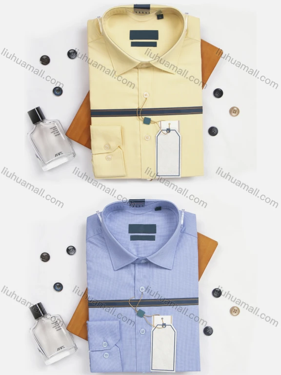Wholesale Men's Formal Slim Fit Long Sleeve Button Down Plain Shirts SD220501#