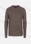 Wholesale Men's Casual Slim Fit V Neck Honeycomb Plain Knit Wool Blend Sweater 8905# - Liuhuamall
