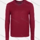 Wholesale Men's Casual Slim Fit V Neck Long Sleeve Plain Knit Wool Blend Sweater 8908# Red Clothing Wholesale Market Liuhua