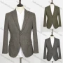 Wholesale Men's Formal Lapel Plain Long Sleeve Two Buttons Flap Pockets Blazer Jackets preview