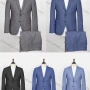Wholesale Men's Formal Plain Single Breasted Flap Pockets Blazer & Suit Pants 2-Piece Suit Sets OG2206-X6686-1# preview