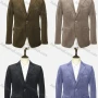 Wholesale Men's Formal Lapel Long Sleeve Single Breasted Flap Pockets Plain Blazer Jackets X21680-2# preview