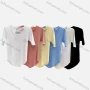 Wholesale Women's Casual Crew Neck Short Sleeve Criss Cross Knit Top M917# preview