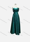 Wholesale Women's Elegant Plain Off Shoulder Split Hem Maxi Evening Dress - Liuhuamall