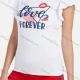Wholesale Women's Casual Round Neck Letter Print Ruffle Sleeve T-Shirt White Clothing Wholesale Market Liuhua