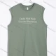 Wholesale Men's Casual Letter Printed Sleeveless T-Shirt 19002# Camouflage Green Clothing Wholesale Market Liuhua