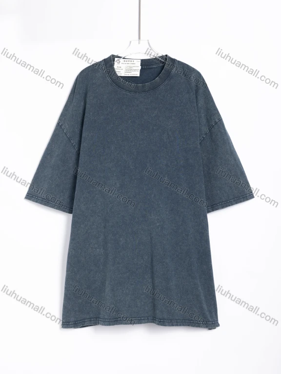 Wholesale Men's Casual Vintage Washed Short-Sleeve T-Shirt 102#