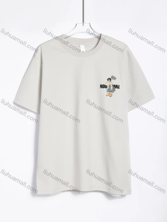 Wholesale Men's Casual Graphic Printed Short-Sleeve T-Shirt 606#