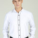 Men's Formal Long Sleeve Plain Dress Shirts White Clothing Wholesale Market -LIUHUA