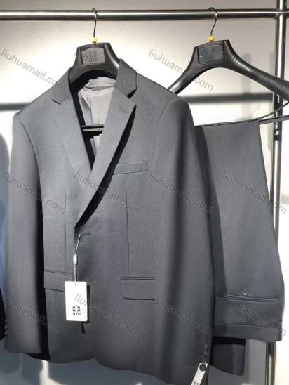 Wholesale Men's Formal Business Single Breasted 2 Piece Plain Suit Set #2068