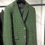 Wholesale Men's Formal Business Lapel Single Breasted Gingham Blazer #4546 preview