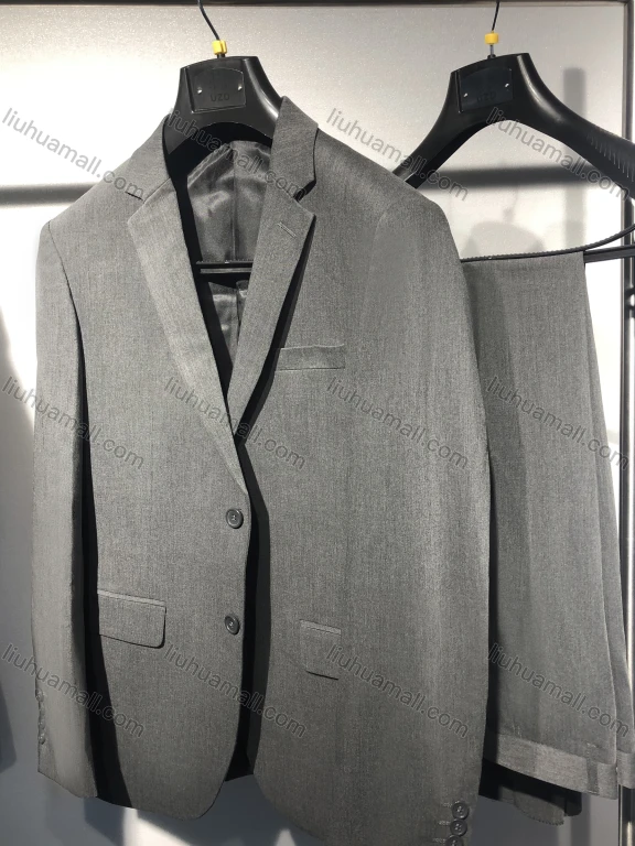 Wholesale Men's Formal Business Single Breasted 2 Piece Plain Suit Set #97098