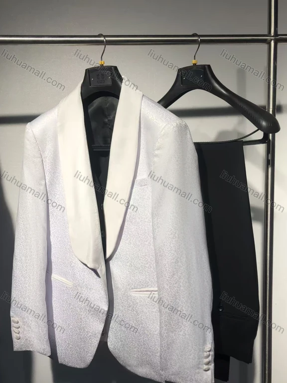 Wholesale Men's Formal Business Single Breasted 3 Piece Floral Satin Suit Set #b268