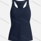 Wholesale Women's Sporty Plain Breathable Mesh Moisture Wicking Fitness Yoga Tank Top Navy Clothing Wholesale Market Liuhua