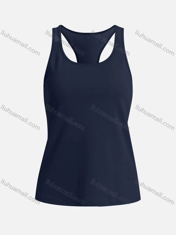 Wholesale Women's Sporty Plain Breathable Mesh Moisture Wicking Fitness Yoga Tank Top