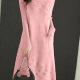 Women's Casual Plain Mock Neck Ribbed Knit Long Sleeve Midi Sweater Dress 8# Clothing Wholesale Market -LIUHUA