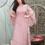 Wholesale Women's Cross Halter Neck Tassel Maxi Dress 2-piece Set MQ040# preview