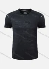 Wholesale Men's 180g Quick Dry Comfy Workout Plain Reflective Stripes Athletic T-Shirt 8362# - Liuhuamall