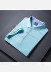 Wholesale Unisex Casual Short Sleeve Button Front Plain Polo Shirts - Liuhuamall