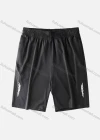 Wholesale Men's Performance Workout Reflective Stripes Athletic Shorts With Zip Pockets A012# - Liuhuamall