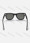 Wholesale Polished Black Solid Lenses Wayfarer Sunglasses - Liuhuamall