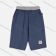Wholesale Kid's Casual Multiple Pockets Label Sewing Knit Denim Shorts MB20BKZ363# Blue Clothing Wholesale Market Liuhua