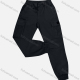 Wholesale Men's Casual Plain Flap Pockets Zip Decor Drawstring Cargo Pant 2212# Black Wholesale Clothing Market & Suppliers -LIUHUAMALL