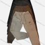 Wholesale Men's Casual Plain Flap Pockets Drawstring Cargo Pant 2215# preview
