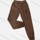 Wholesale Men's Casual Plain Flap Pockets Drawstring Cargo Pant 2215# Saddle Brown Wholesale Clothing Market & Suppliers -LIUHUAMALL