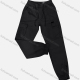 Wholesale Men's Casual Plain Flap Pockets Drawstring Cargo Pant 2215# Black Wholesale Clothing Market & Suppliers -LIUHUAMALL