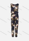 Wholesale Women's Sleeveless Bateau Neck Allover Floral Print Jumpsuit - Liuhuamall