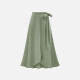 Women's Casual Tiered Plain Skirt Laurel Green Clothing Wholesale Market -LIUHUA