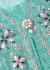 Wholesale Women's V Neck Short Sleeve Floral Print Pearl Decor Cardigan - Liuhuamall