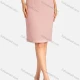 Wholesale Women's Business Plain High Waist Slim Fit Pencil Skirt Knee Length Clothing Wholesale Market Liuhua