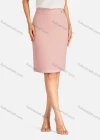 Wholesale Women's Business Plain High Waist Slim Fit Pencil Skirt - Liuhuamall