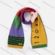 Wholesale Kids Cotton100% Winter Warm Smiley Print Stitching Colorblock Knit Scarves Multi-color Clothing Wholesale Market Liuhua